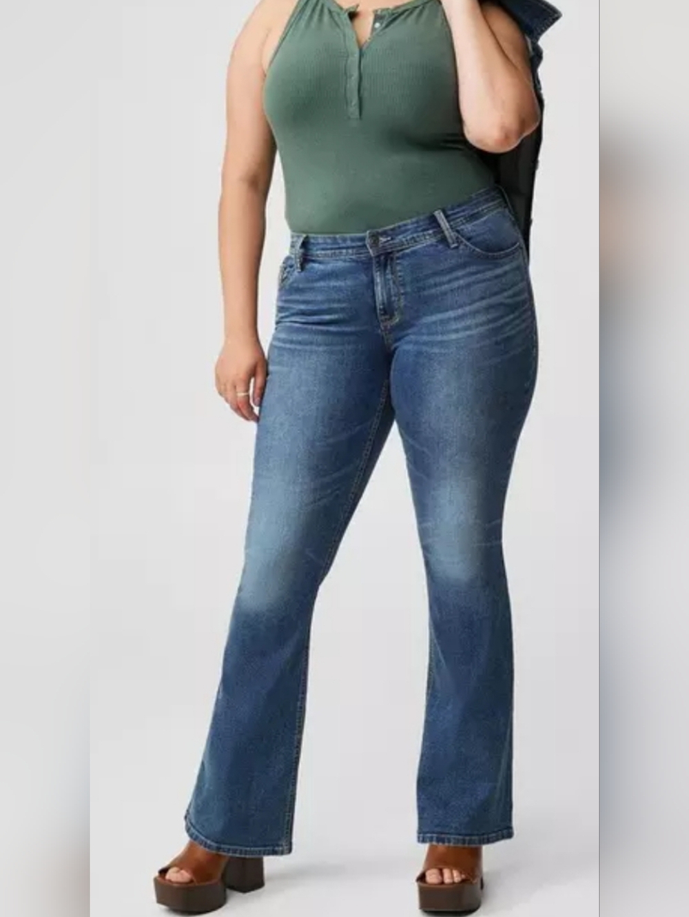 Womens Torrid Luxe Slim Boot Cut Jeans Size 16 Short